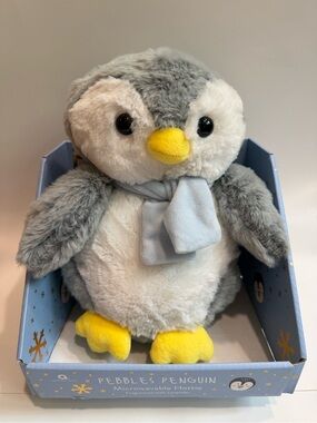 Aroma Home Pebbles Penguin Plush Microwaveable Hottie